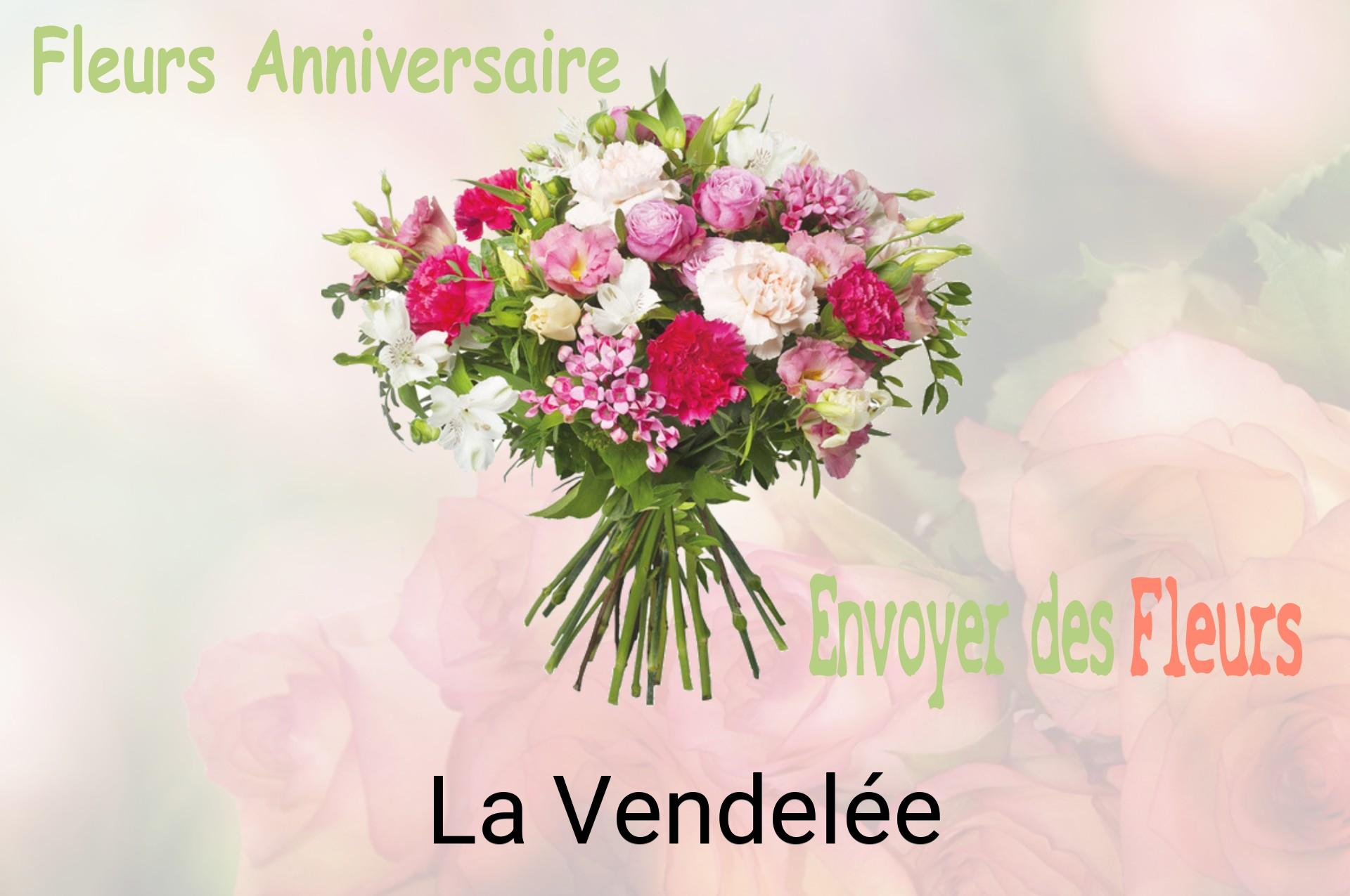 Bouquet de fleurs d’anniversaire livré à La Vendelée