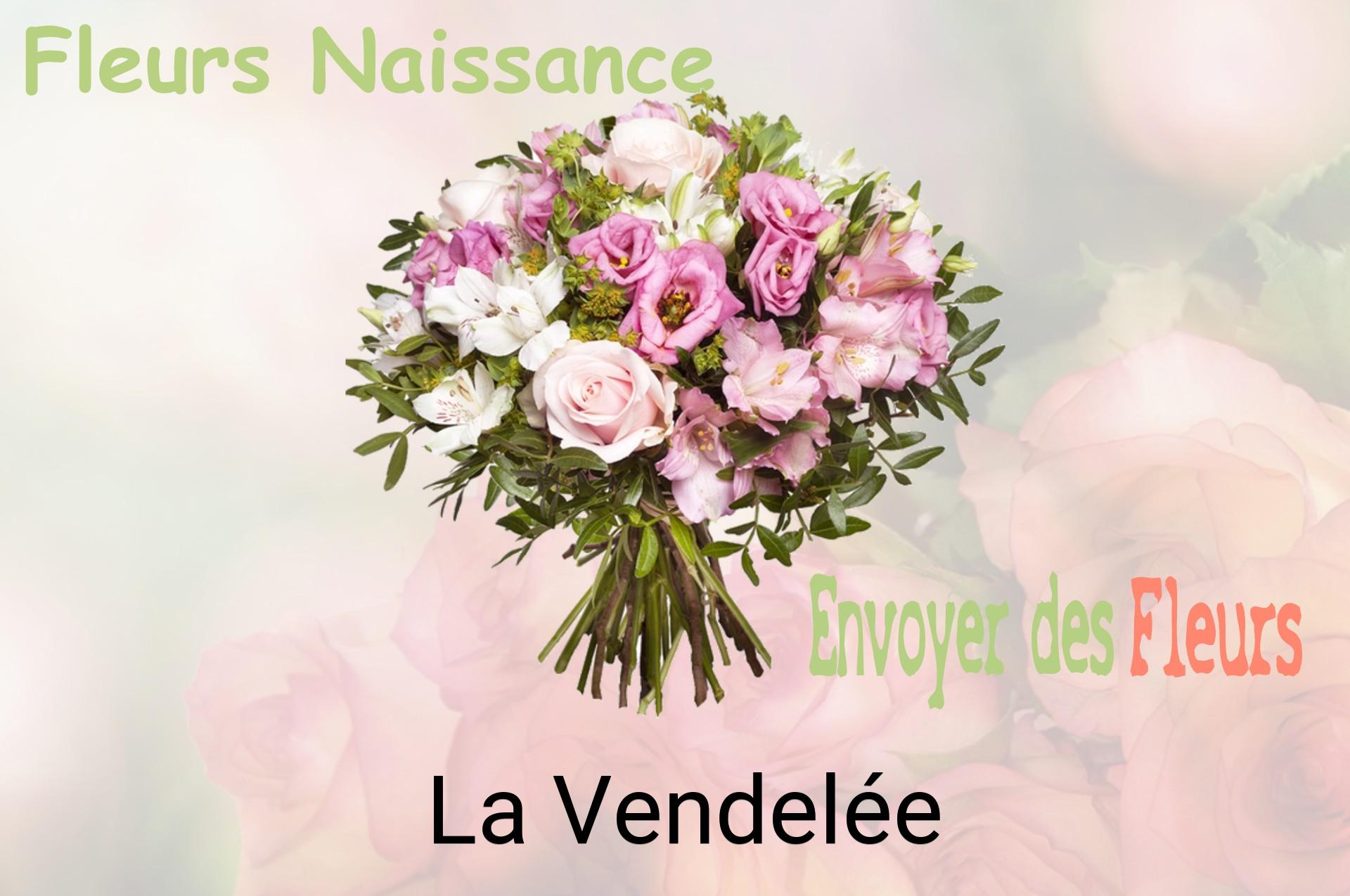 Bouquet de fleurs de naissance livré à La Vendelée